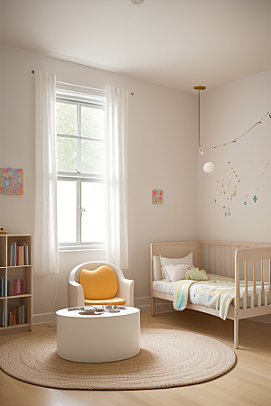 儿童房设计简约与艺术的灵感碰撞