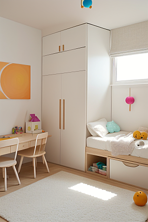 儿童房设计简约与艺术的完美融合