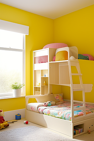 儿童房设计简约与艺术的完美融合