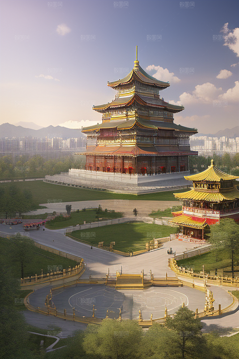 天宫之城CG打造逼真景观