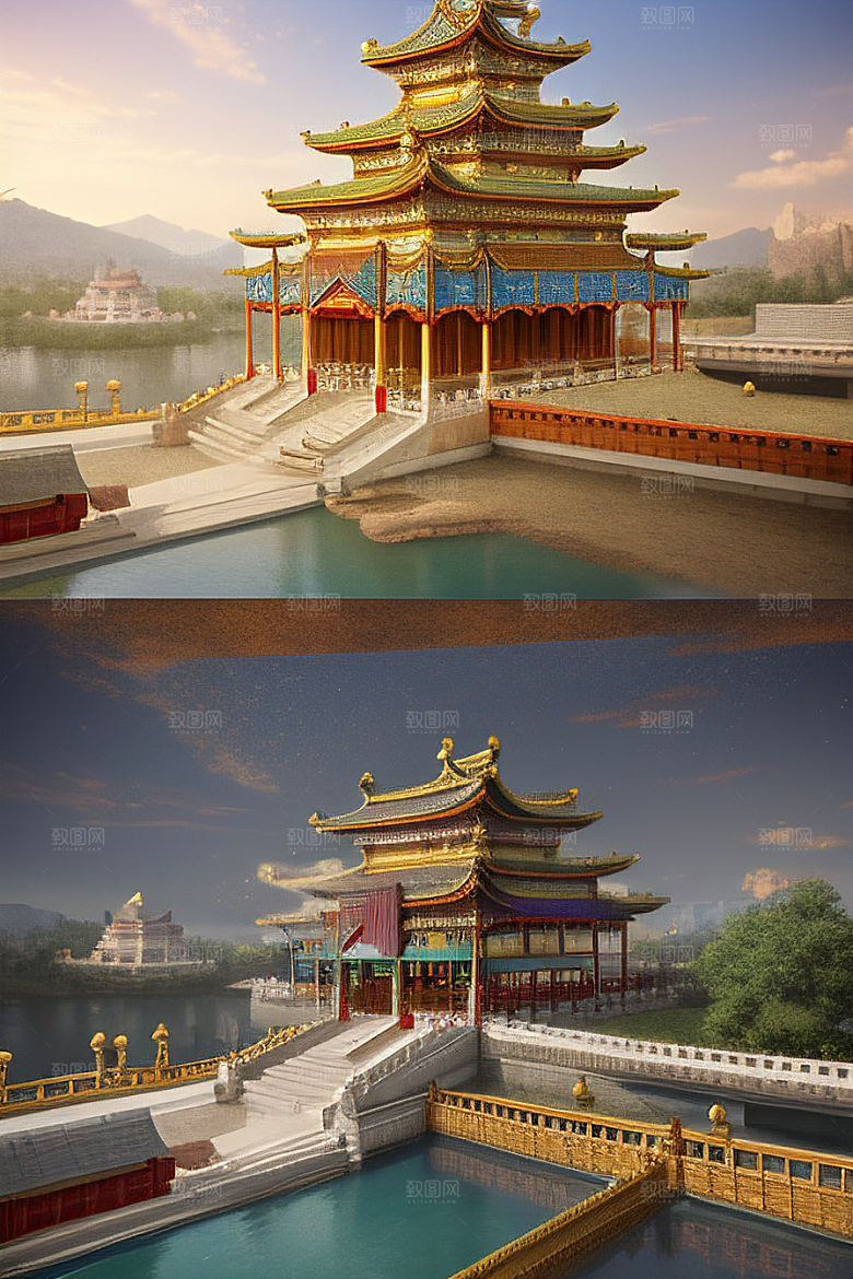 天宫之城CG打造逼真景观
