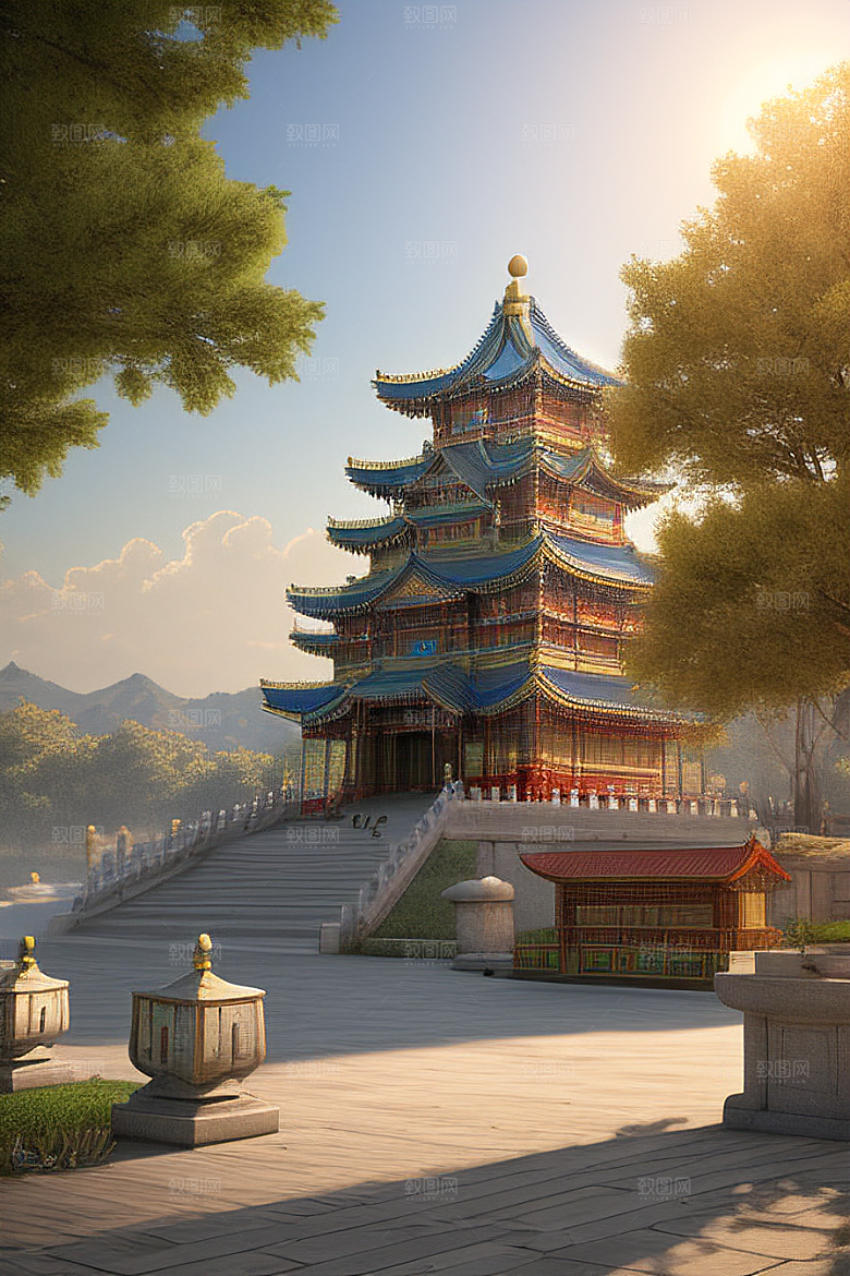 天宫之城CG打造逼真景观