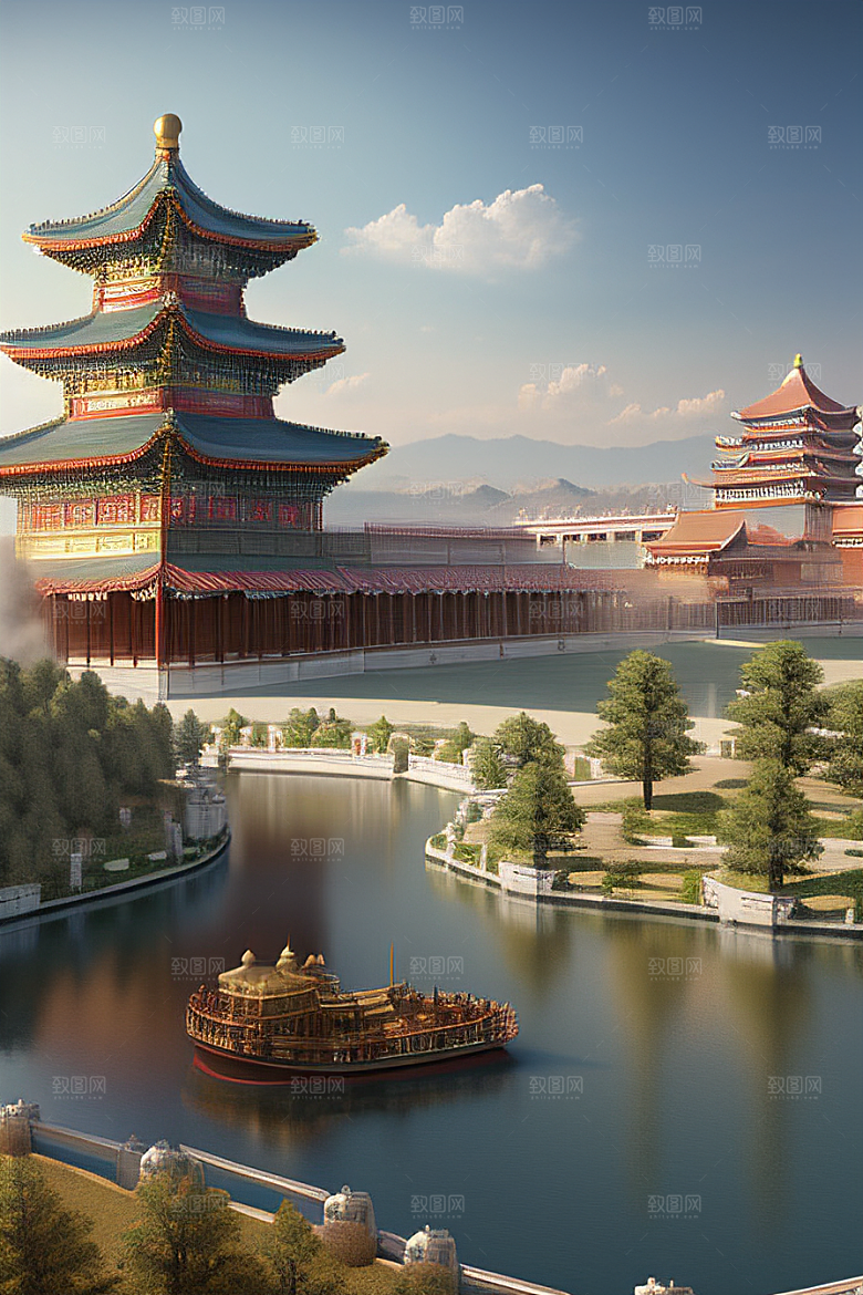 天宫之城CG打造逼真景观