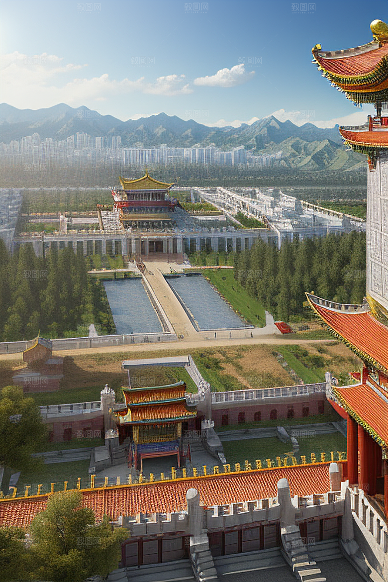 天宫之城CG打造逼真景观