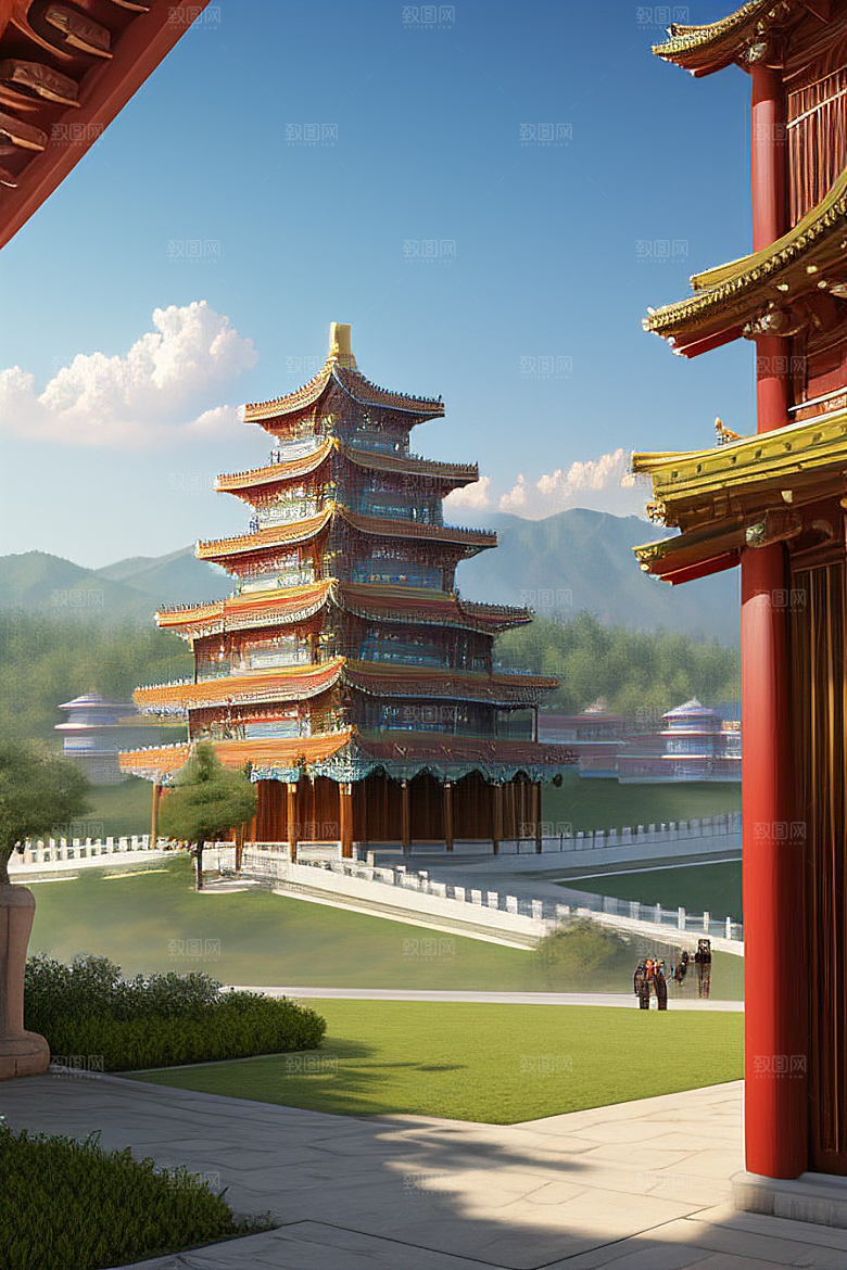 天宫之城CG打造逼真景观