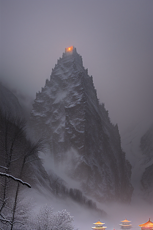 幽灵吹灯昆仑山的雪域宫殿