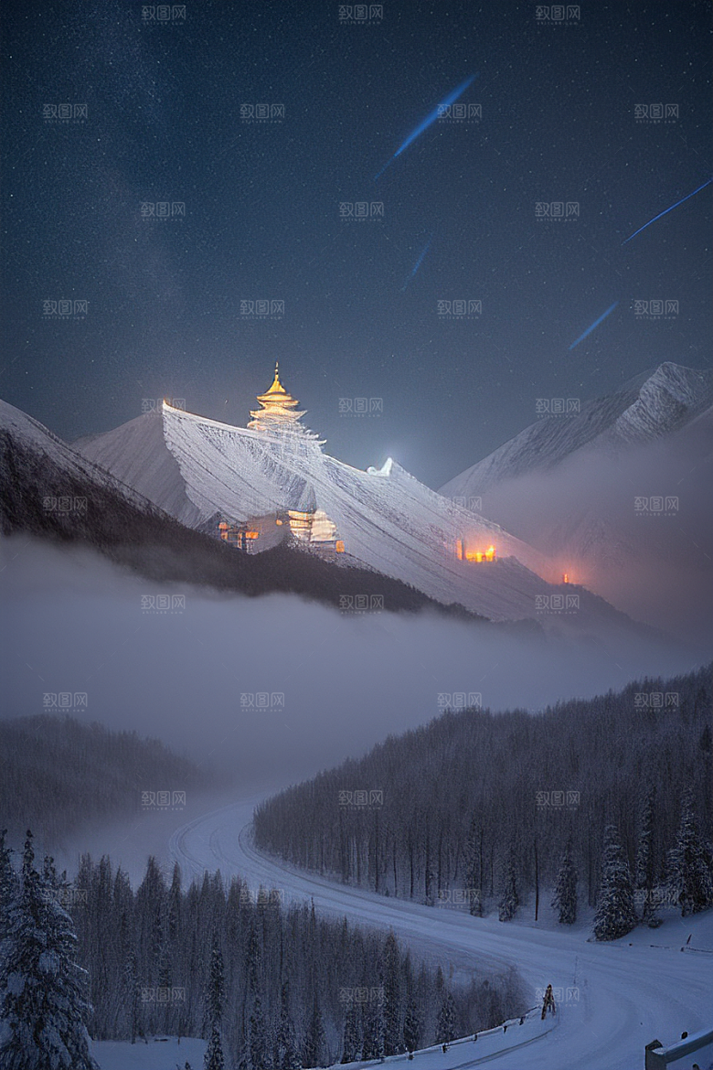 幽灵吹灯昆仑山的雪域宫殿