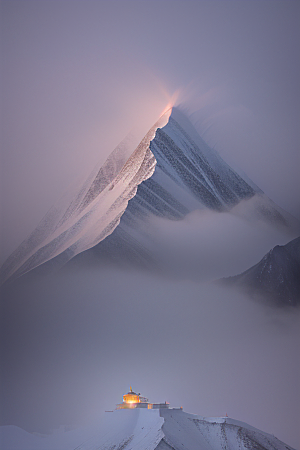 幽灵吹灯昆仑山的雪域宫殿