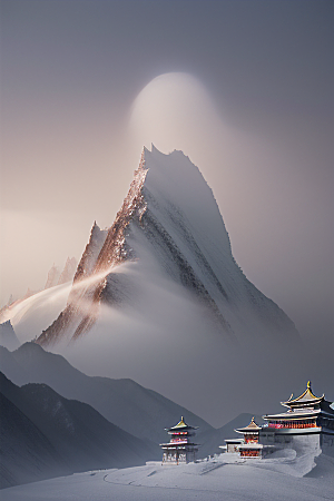 幽灵吹灯昆仑山的雪域宫殿