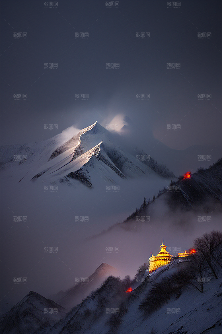 幽灵吹灯昆仑山的雪域宫殿