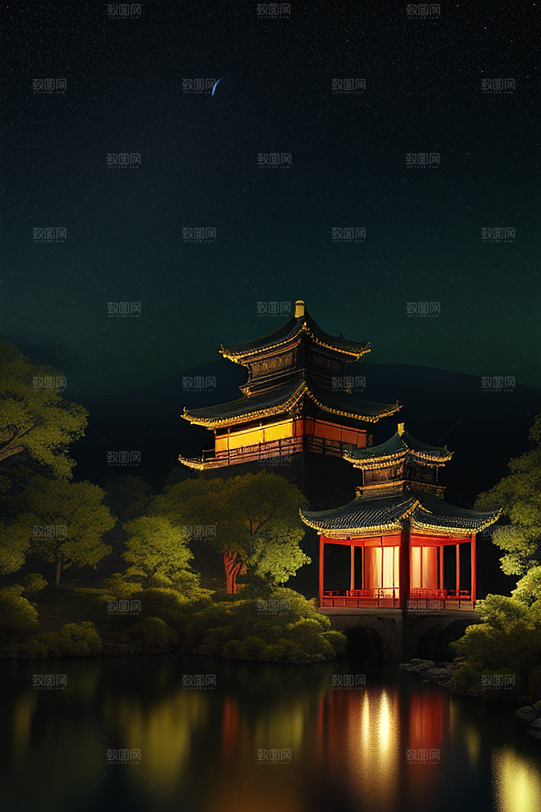 虚拟引擎打造的梦幻宫殿画面