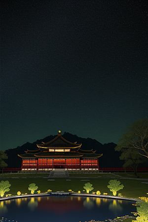 虚拟引擎打造的梦幻宫殿画面