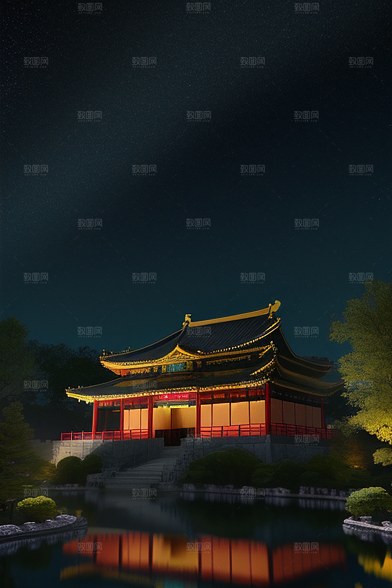 虚拟引擎打造的梦幻宫殿画面
