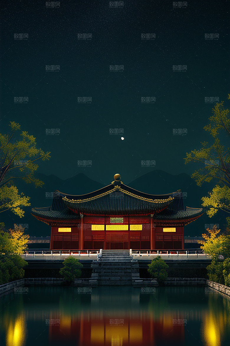 虚拟引擎打造的梦幻宫殿画面