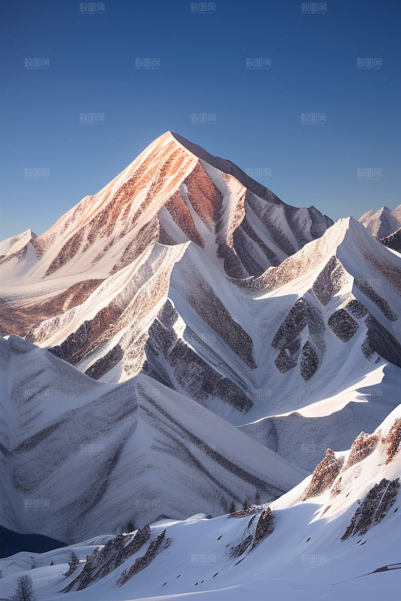 昆仑山之雪宫史诗般的壮丽景色