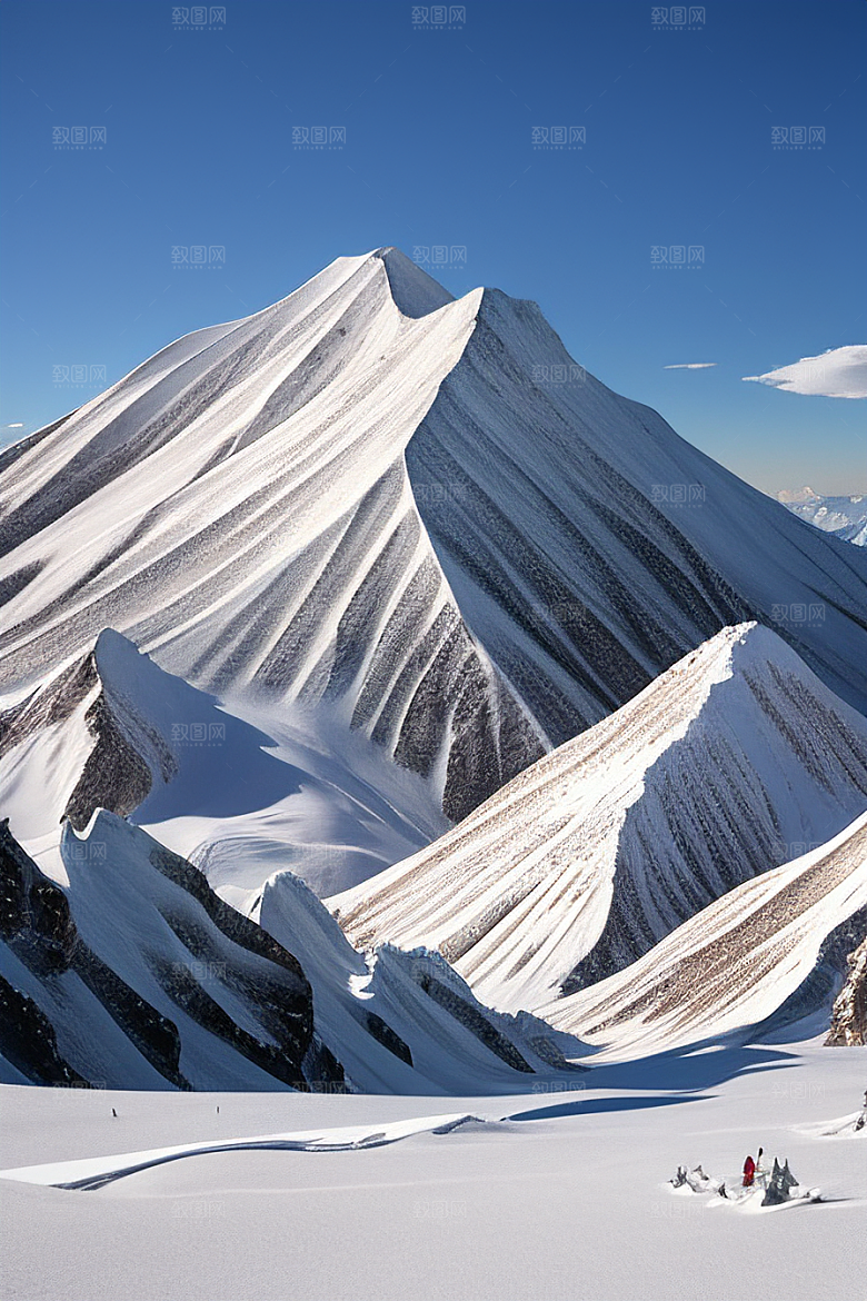 昆仑山之雪宫史诗般的壮丽景色
