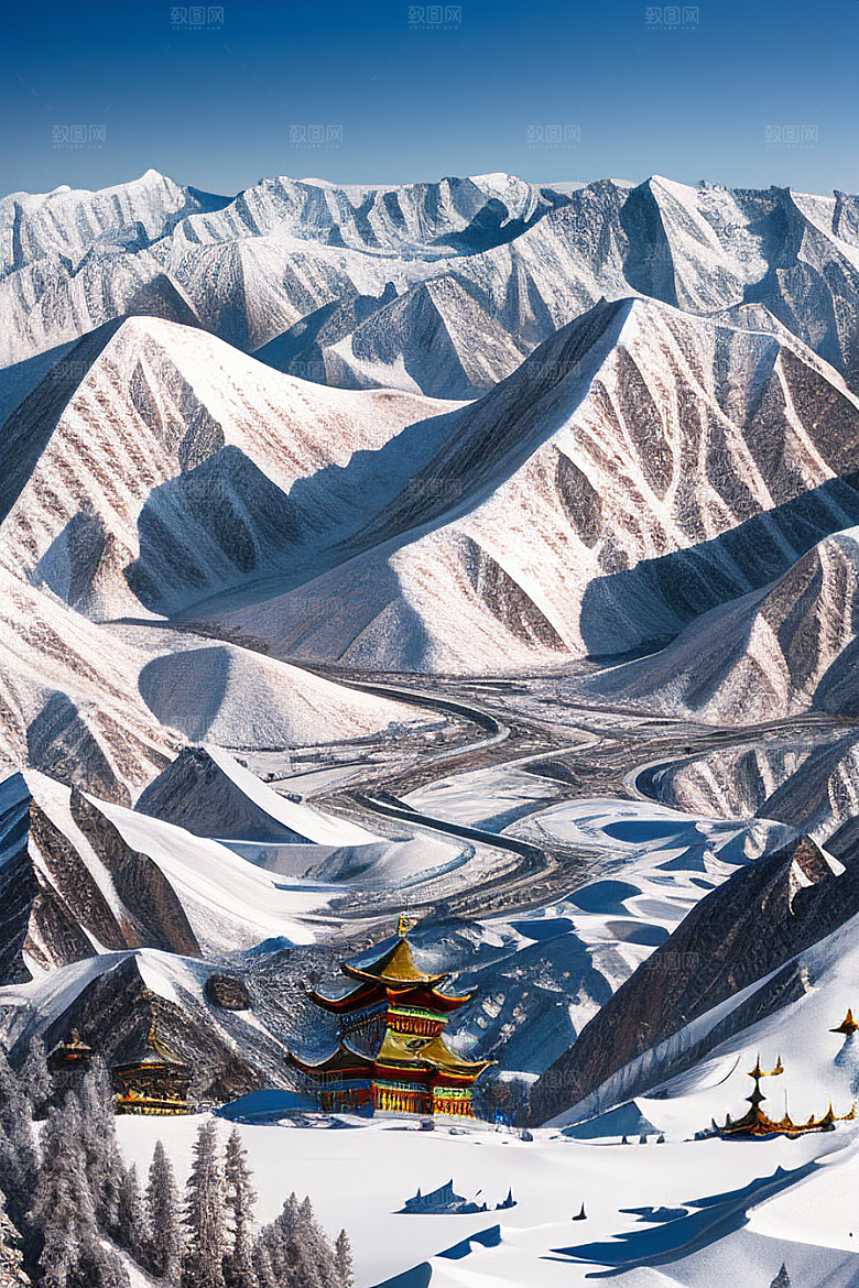 雪宫传说昆仑山的壮丽之地