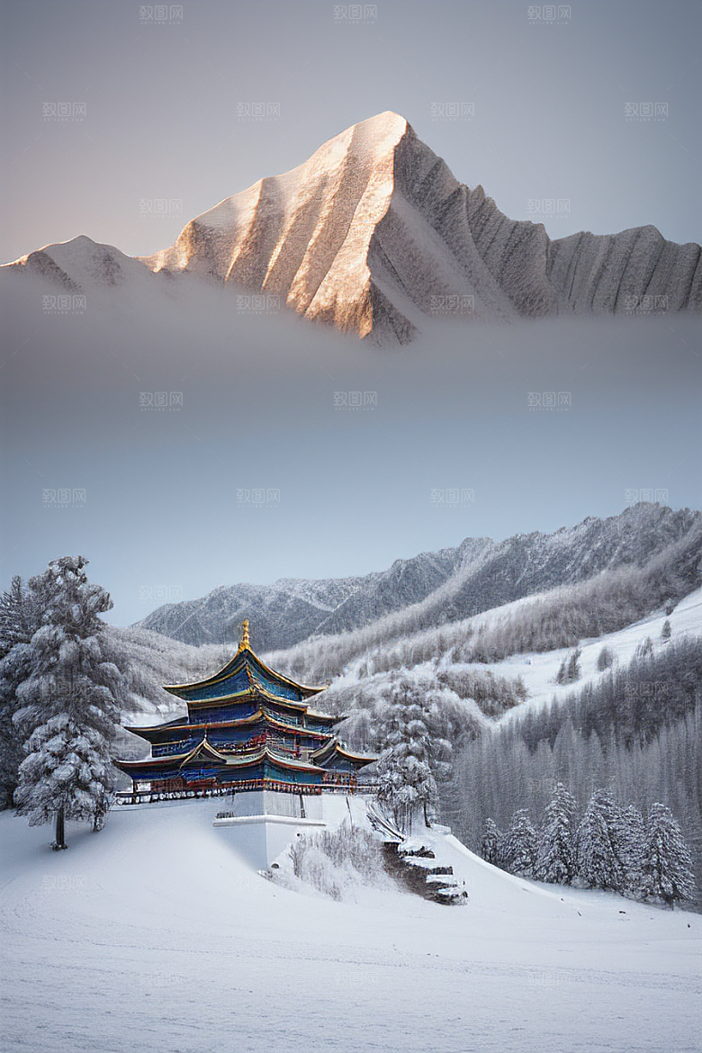 雪宫传说昆仑山的壮丽之地
