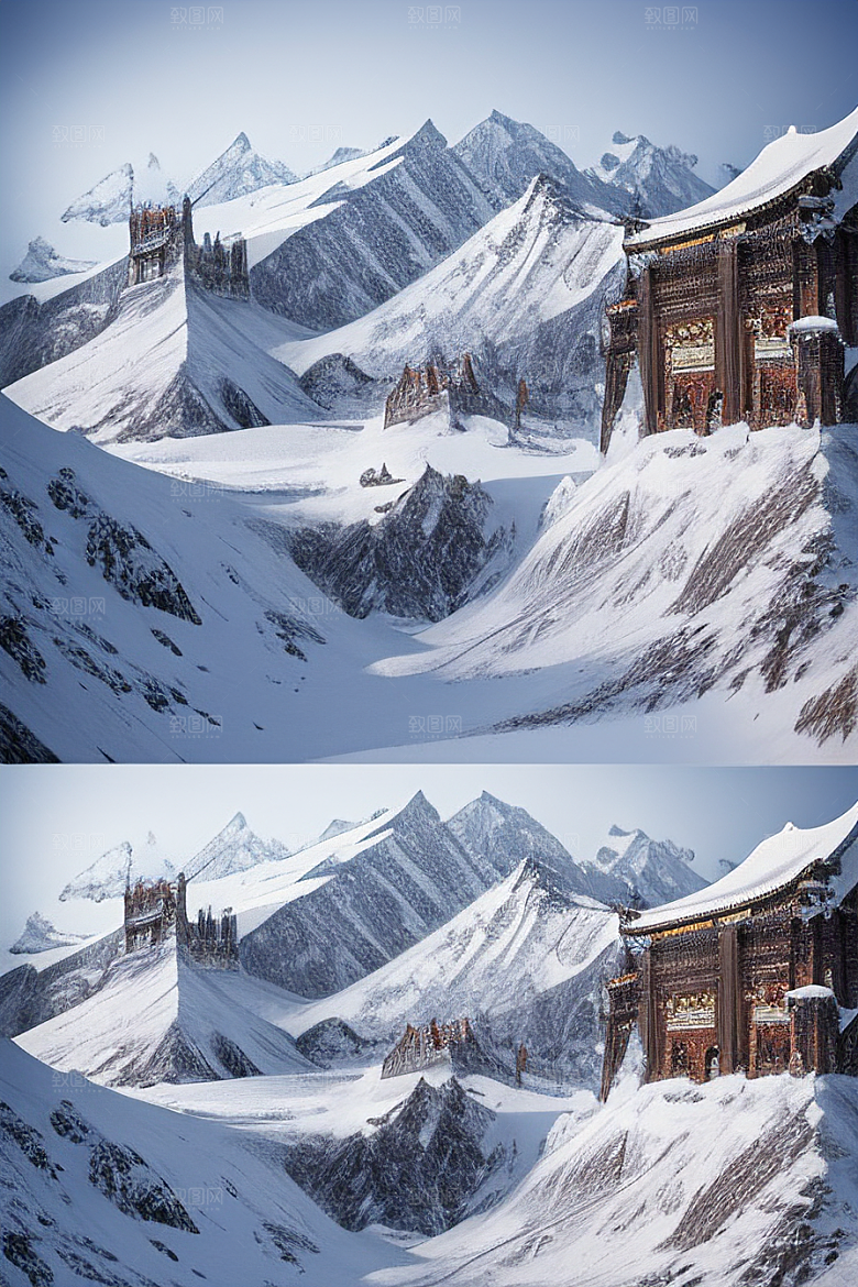 雪宫传说昆仑山的壮丽之地