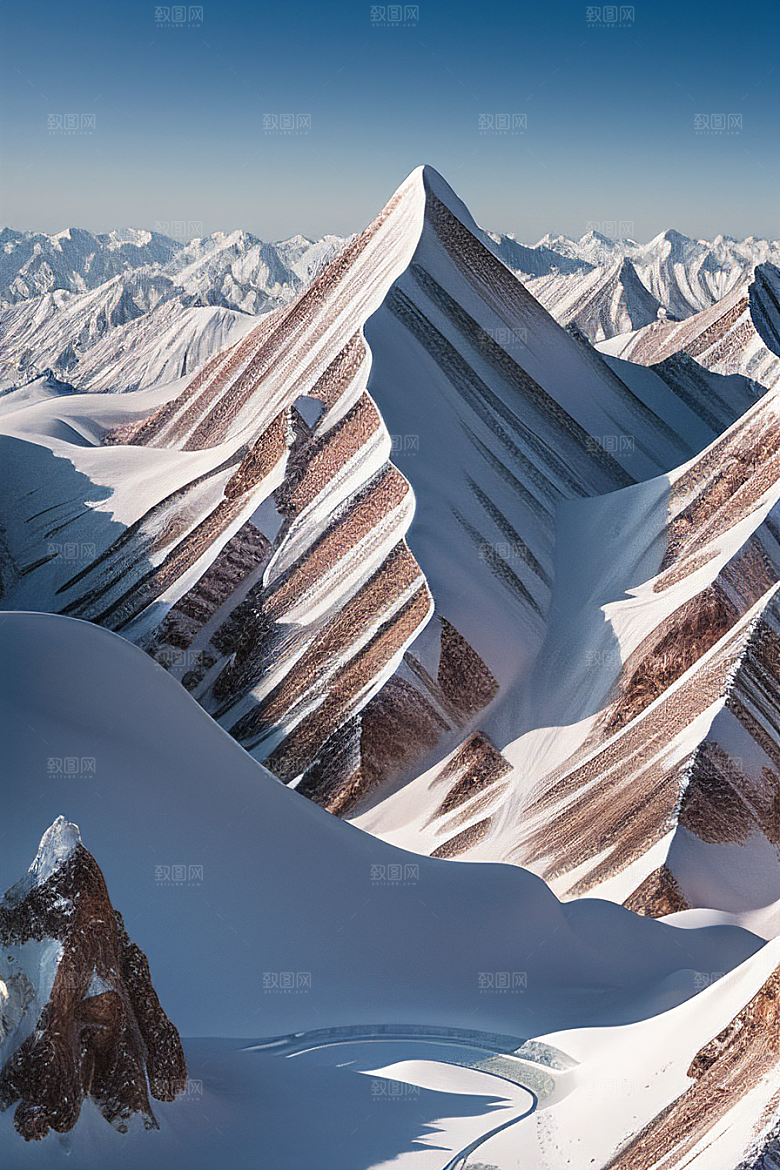 昆仑山雪宫史诗景色