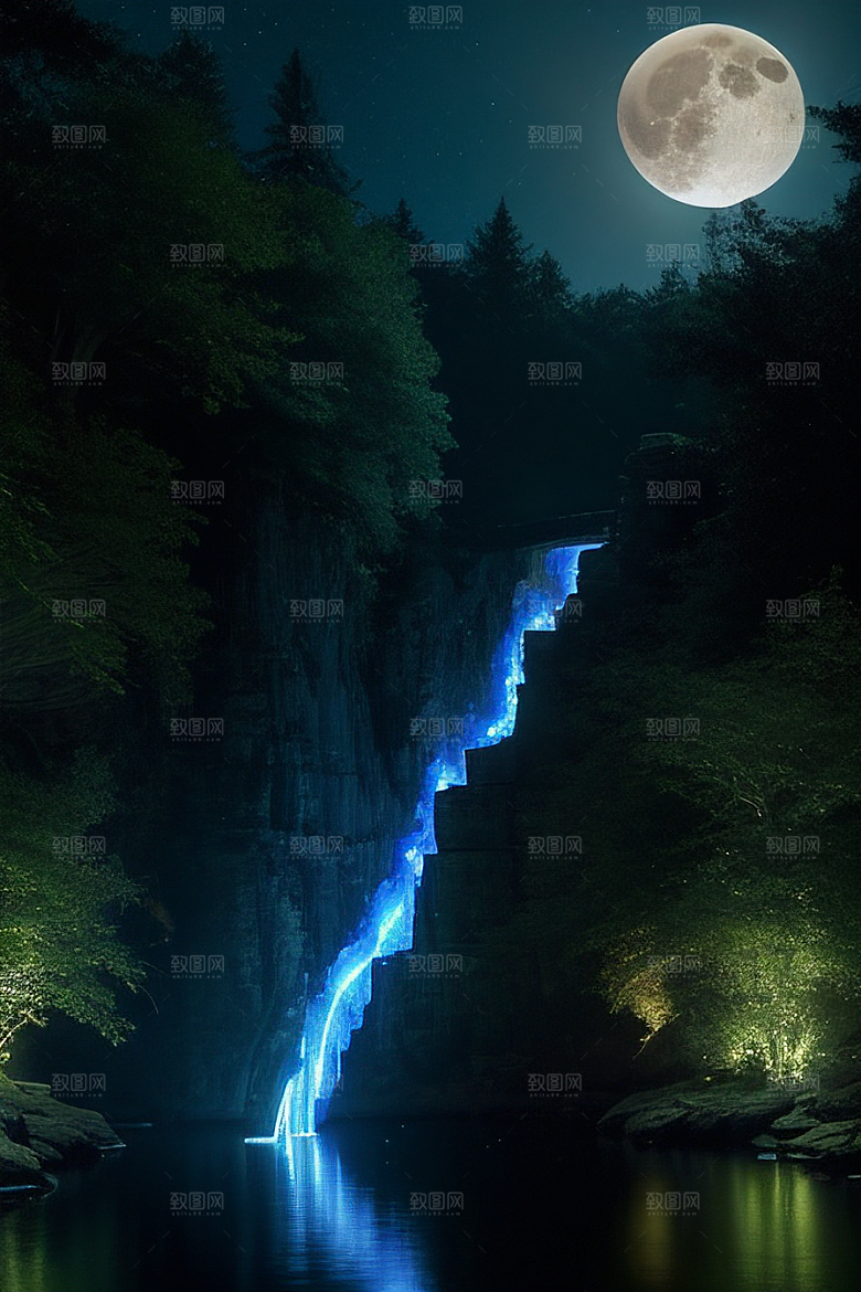星星如雨的奇景星光河流