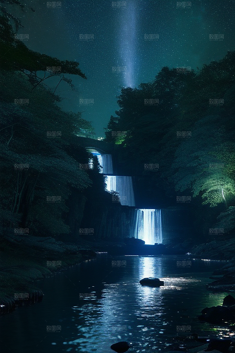 辉煌的水晶宫殿景观
