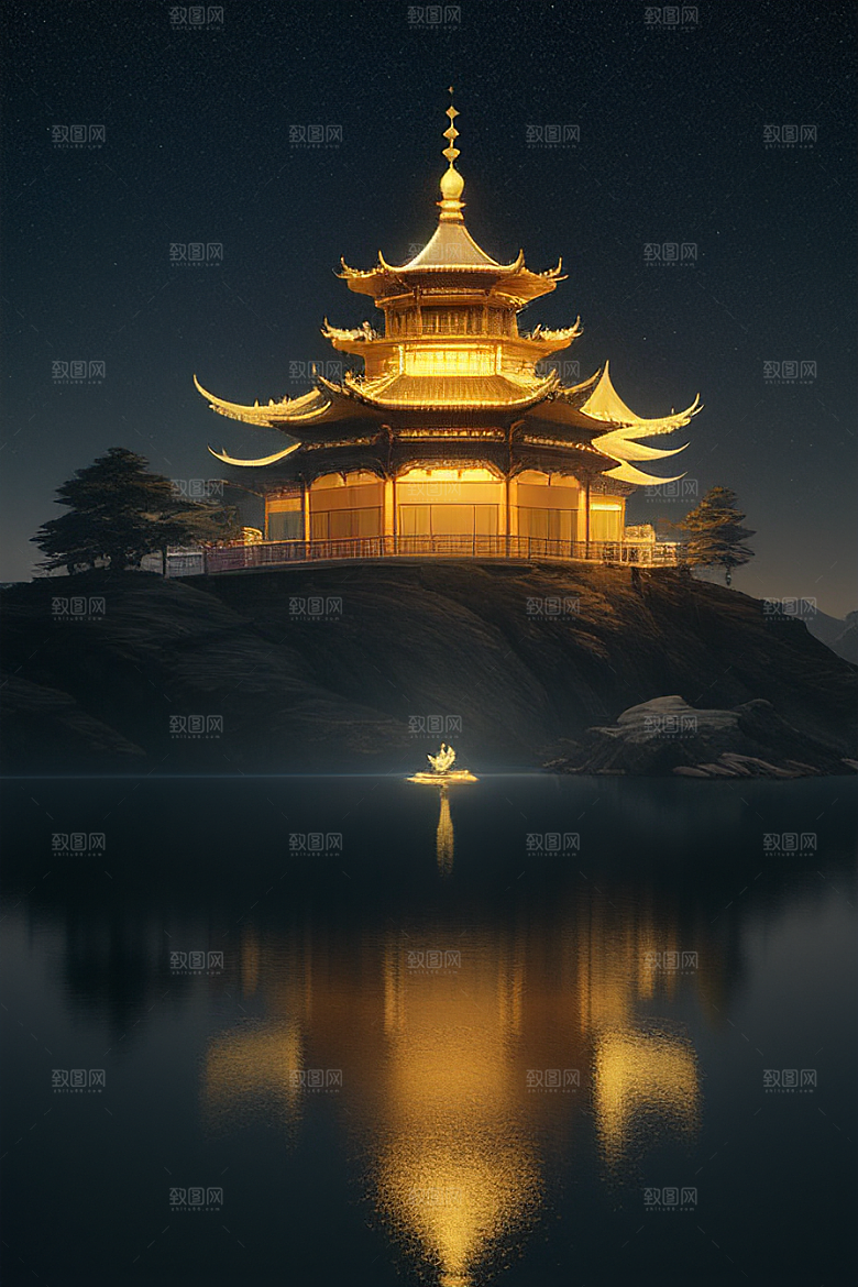 迷幻之光绘画世界