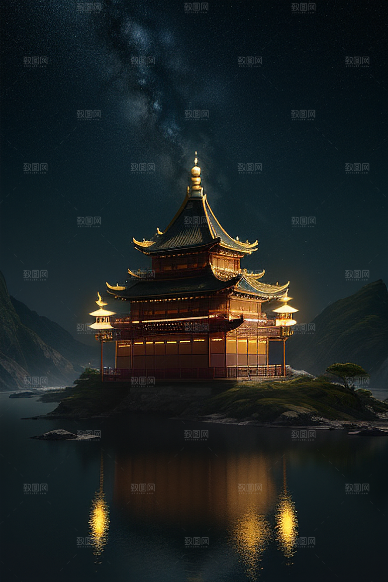 迷幻之光绘画世界