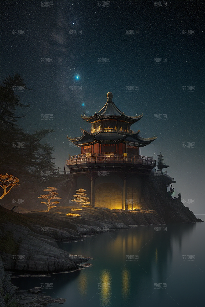 迷幻之光绘画世界