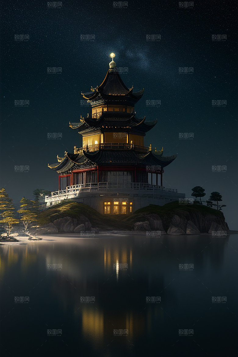 迷幻之光绘画世界