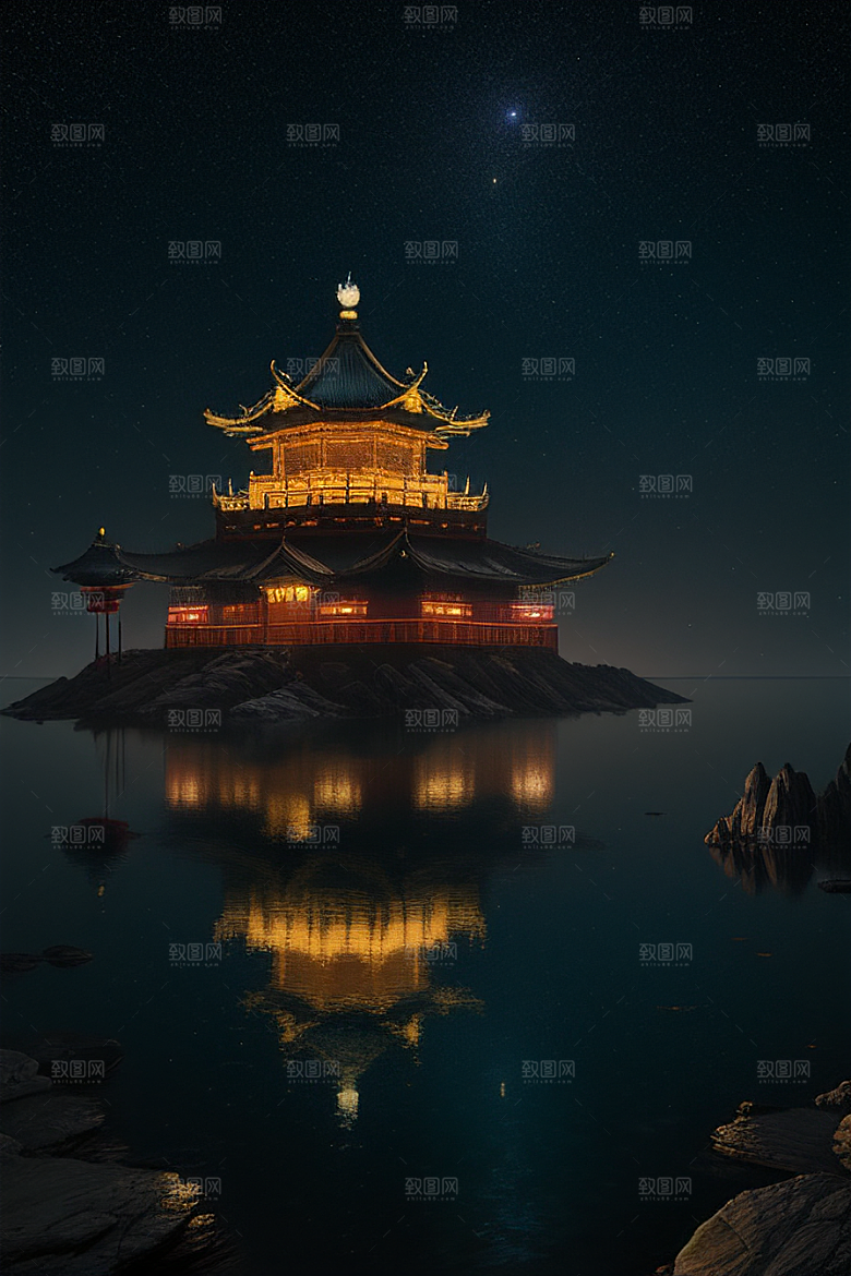 迷幻之光绘画世界