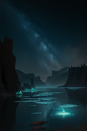 迷幻之光绘画世界