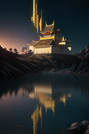 迷幻之光绘画世界