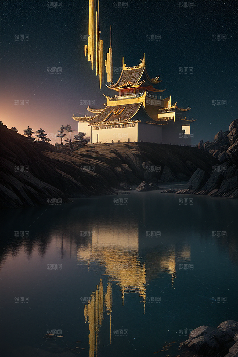 迷幻之光绘画世界