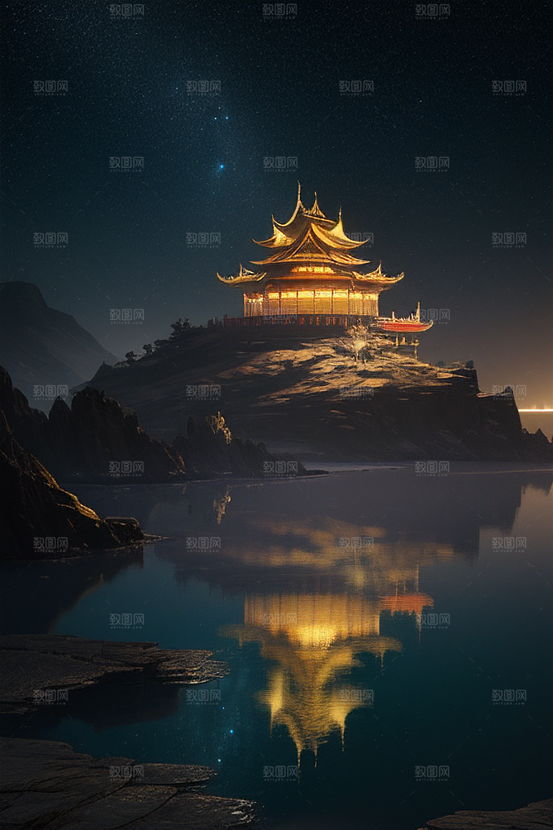 迷幻之光绘画世界