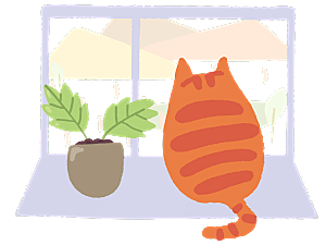 可爱卡通猫咪透明高清图片PNG图素材
