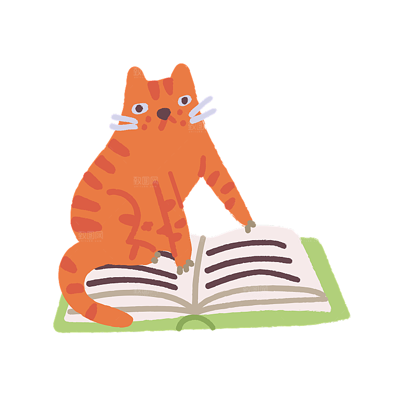 可爱卡通猫咪透明高清图片PNG图素材元素
