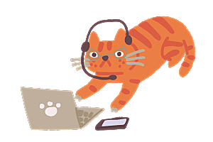 可爱卡通猫咪透明高清图片PNG图素材元素
