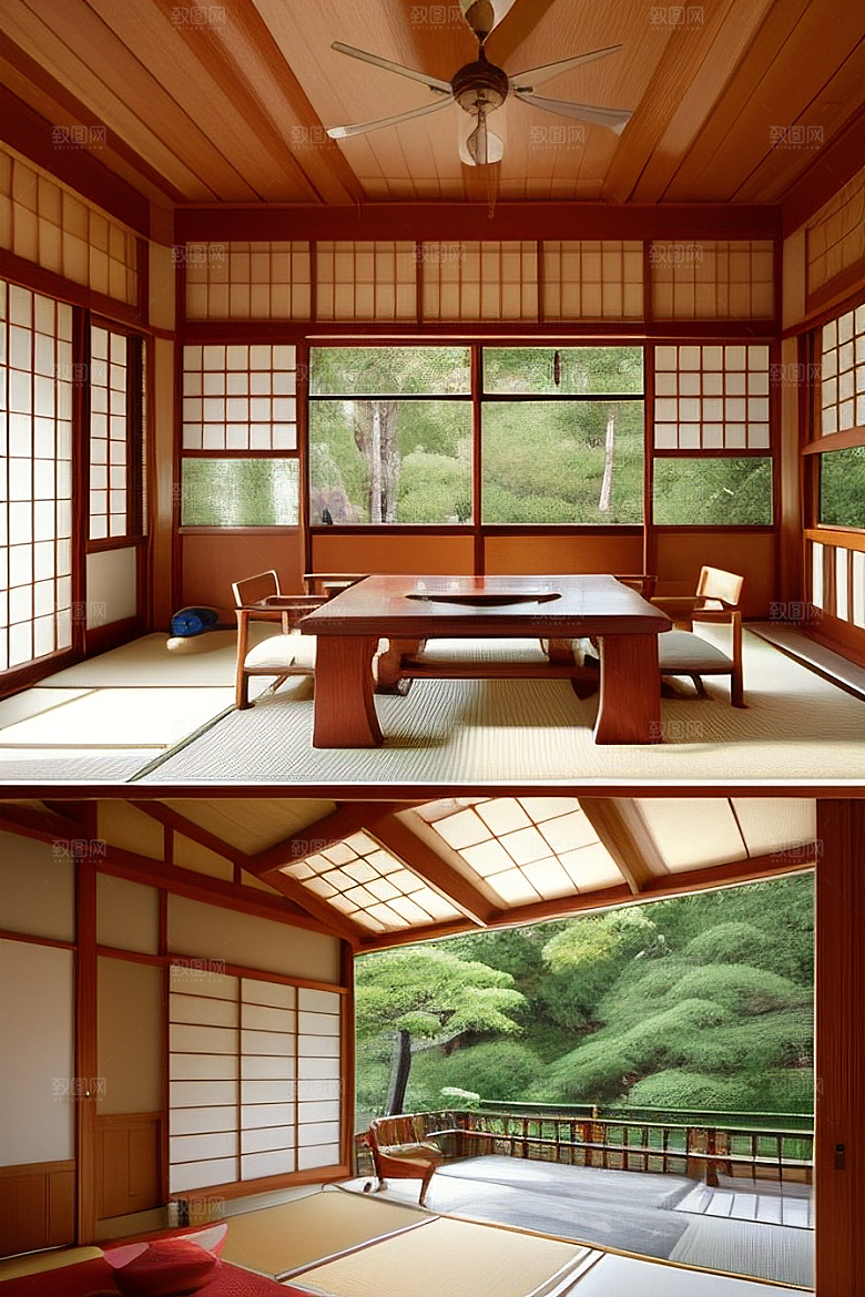 吉卜力风格日式舒适小屋