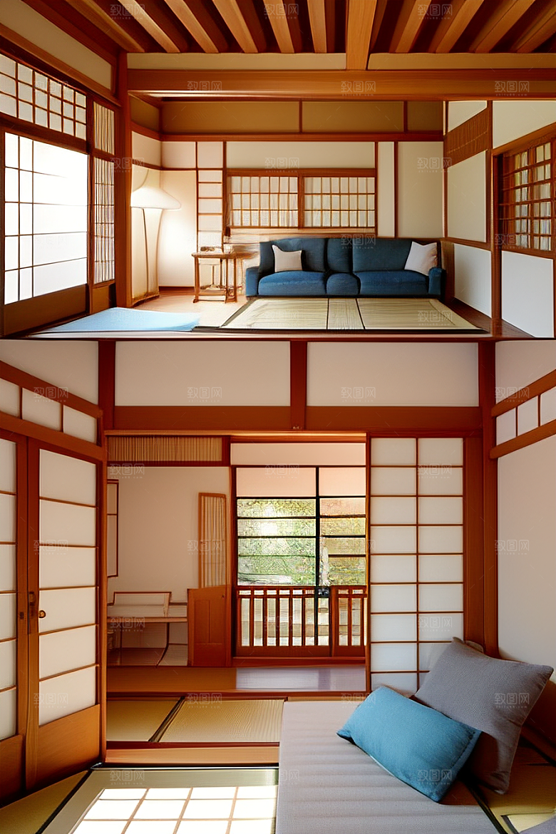 吉卜力风格日式舒适小屋
