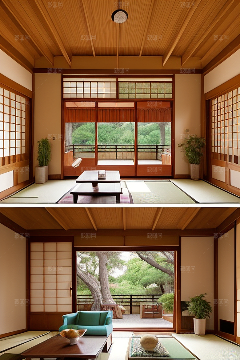 吉卜力风格日式舒适小屋