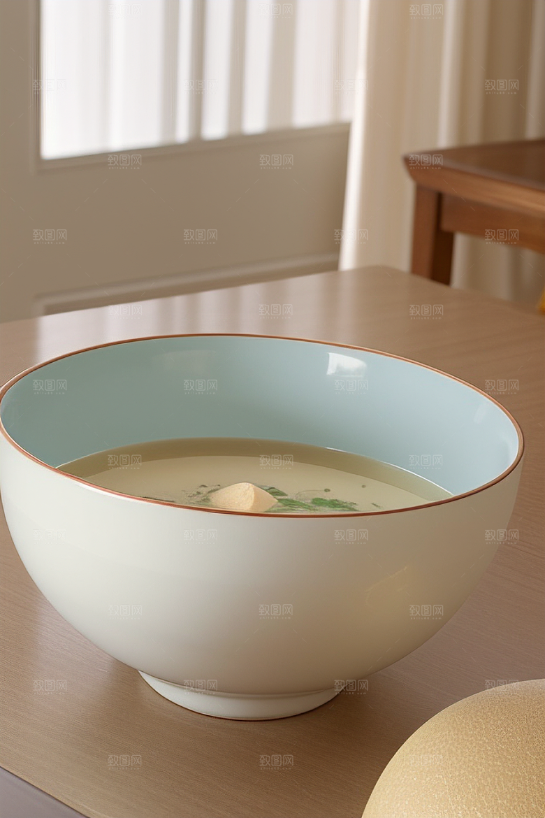 雅典灰色汤碗让餐桌更加温馨