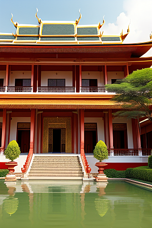 泰国宫殿壮丽探索东方文化的奢华之旅