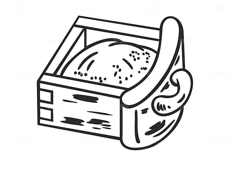 矢量美食大米免抠元素