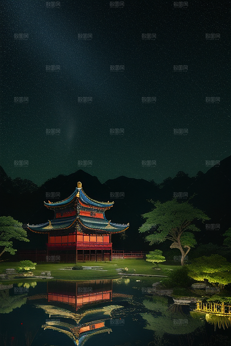 美丽如画的古代中国宫殿