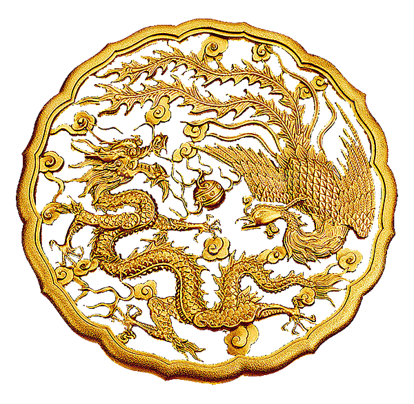 中国龙古典元素龙图案龙纹海报