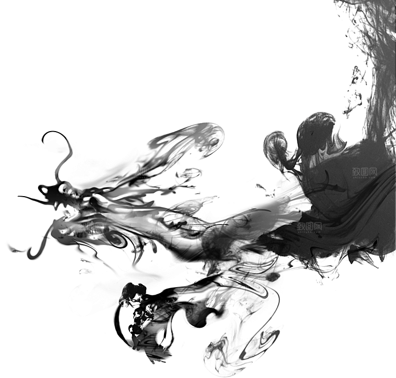 中国龙古典元素龙图案龙纹海报装饰素材
