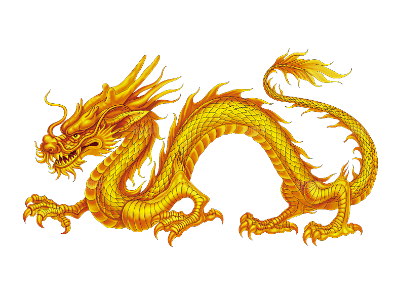 中国龙古典元素龙图案龙纹海报装饰元素