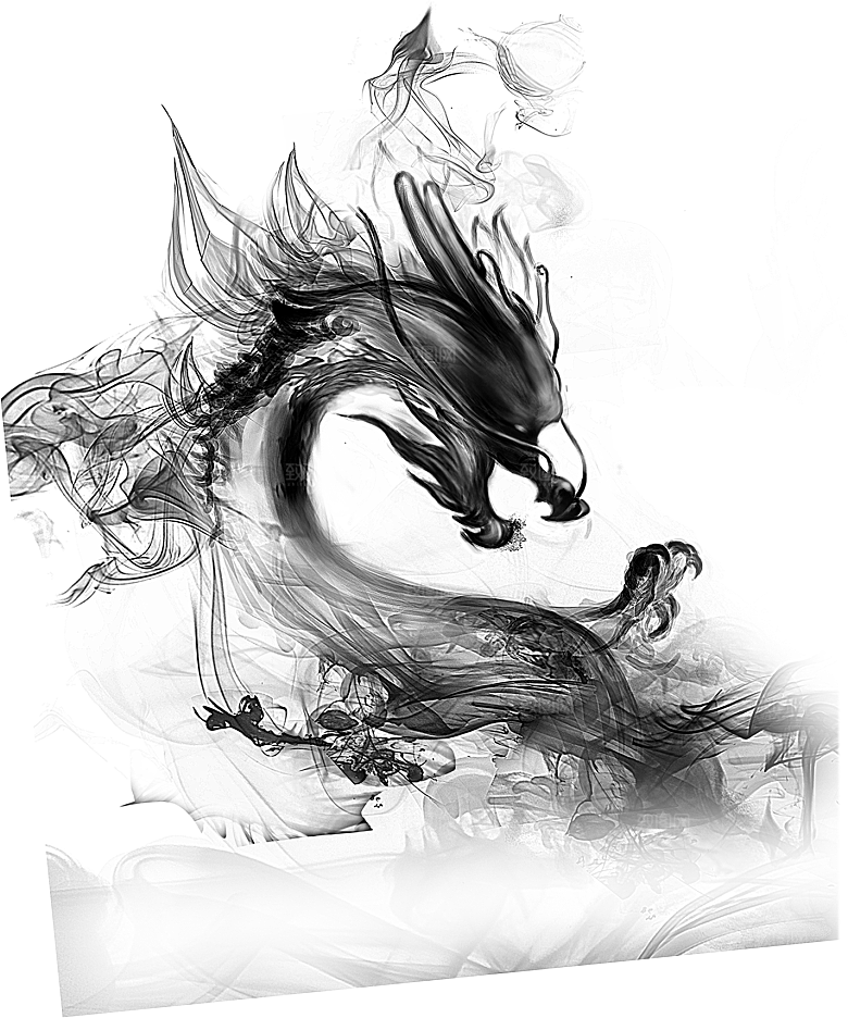 中国龙古典元素龙图案龙纹海报装饰素材
