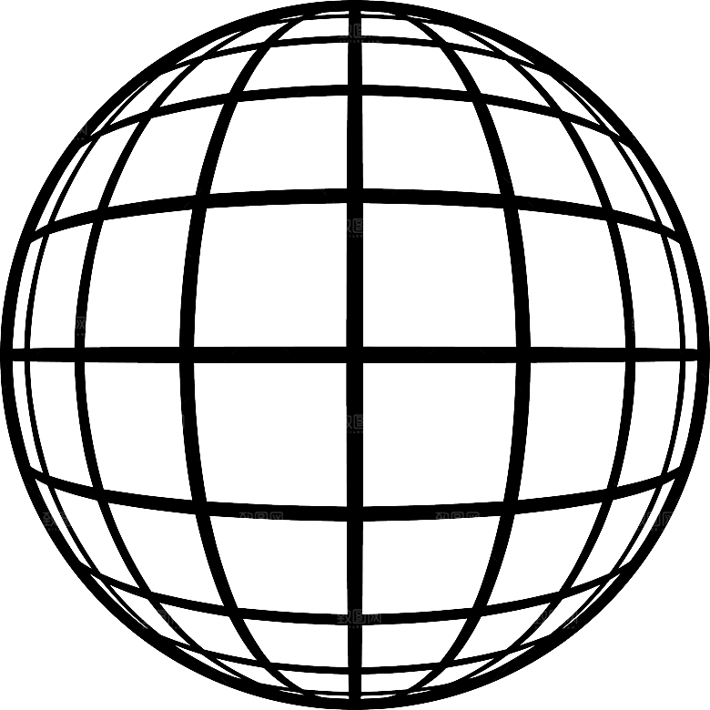 创意手绘地球星球PNG免抠元素透明背景图